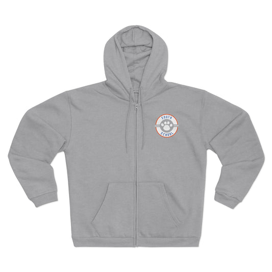 Adult Hooded Zip Sweatshirt, South Tiger Paw (Multiple Colors Available)