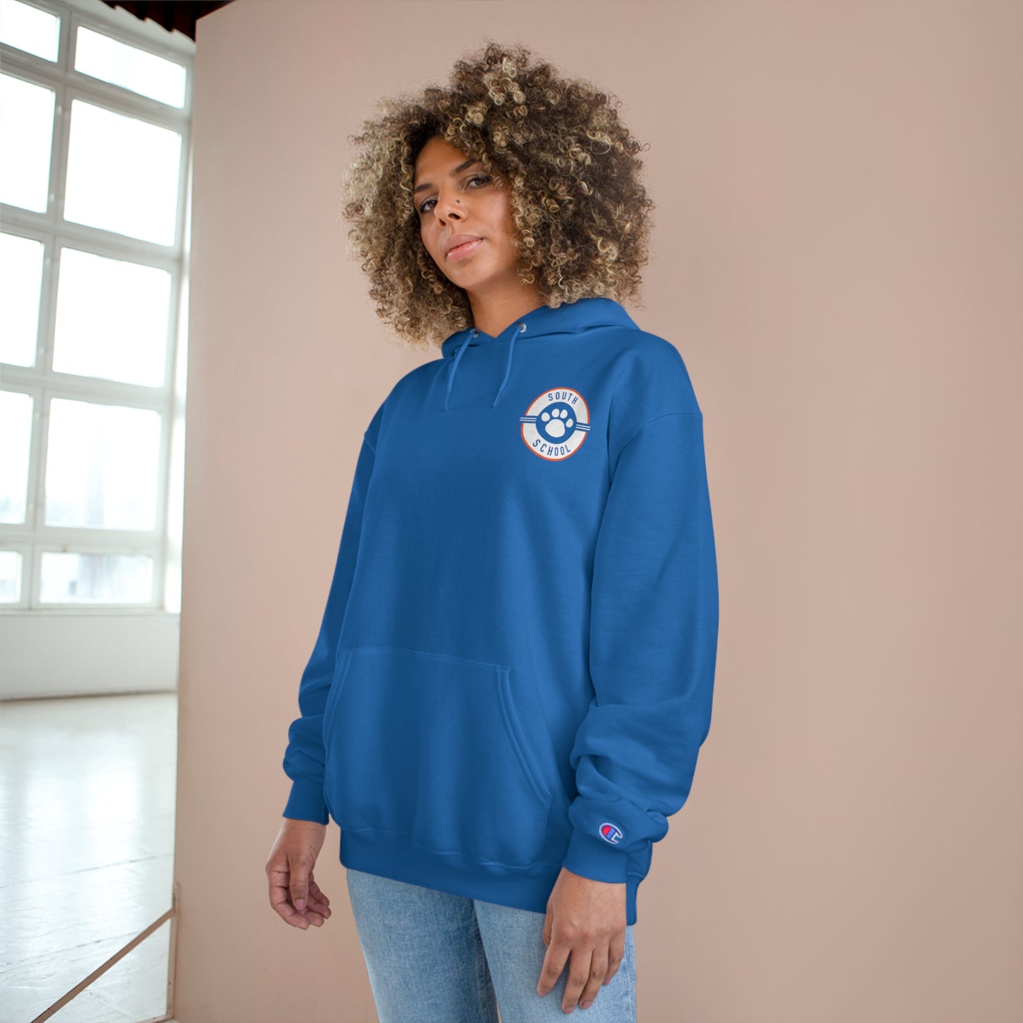 Adult Champion Hoodie, South Tiger Paw