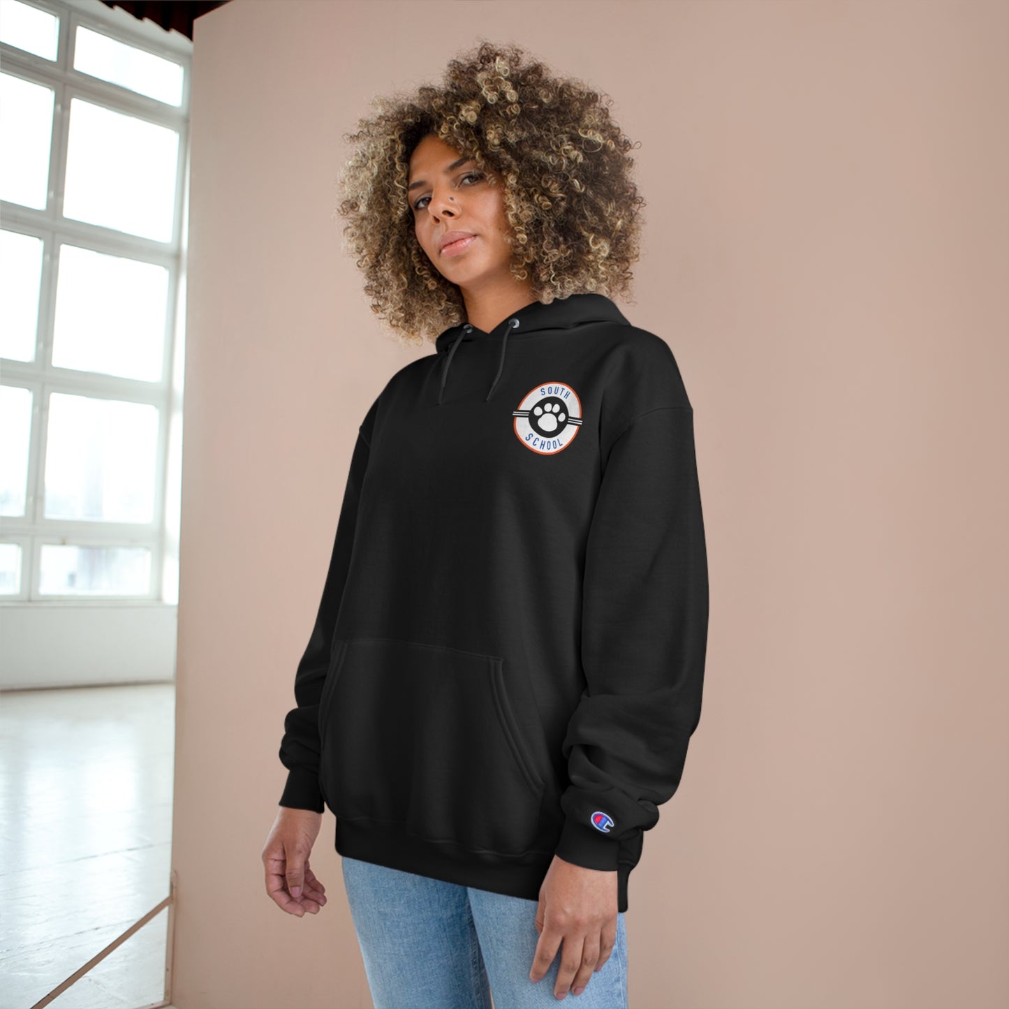 Adult Champion Hoodie, South Tiger Paw
