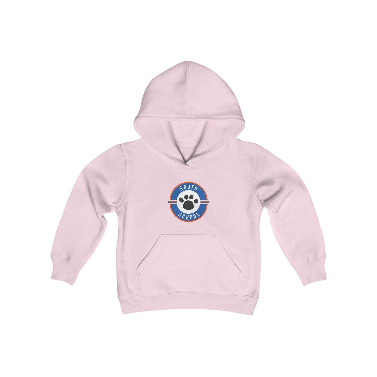 Youth Heavy Blend Hooded Sweatshirt, South Tiger Paw (Multiple Colors Available)