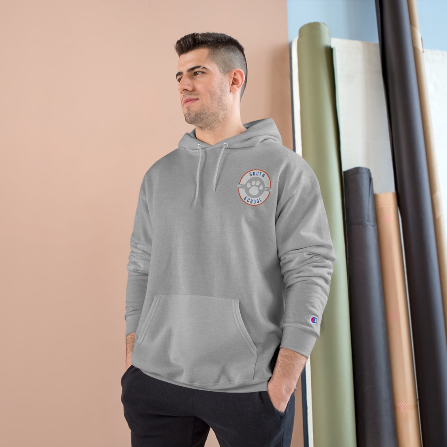 Adult Champion Hoodie, South Tiger Paw