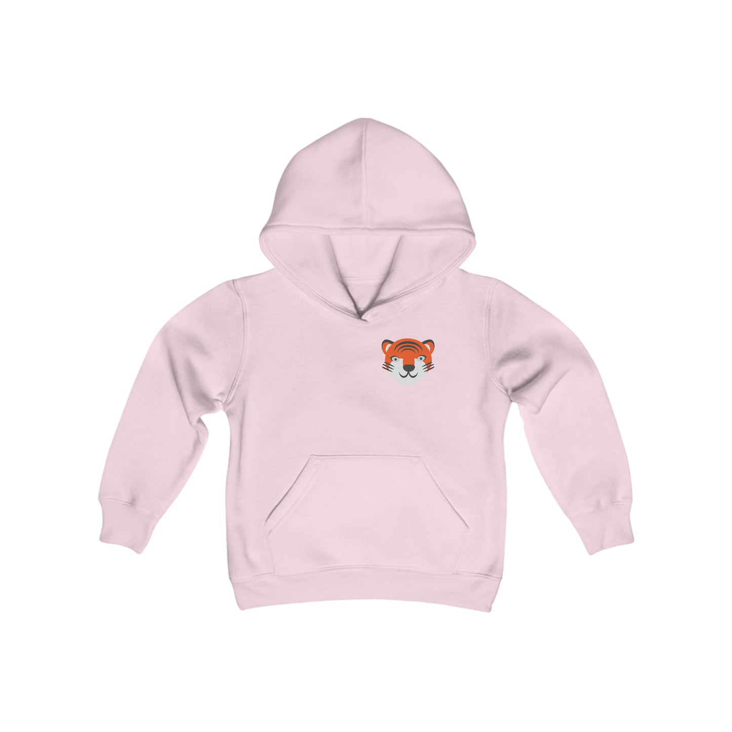 Youth Heavy Blend Hooded Sweatshirt, South Tiger Face (Multiple Colors Available)
