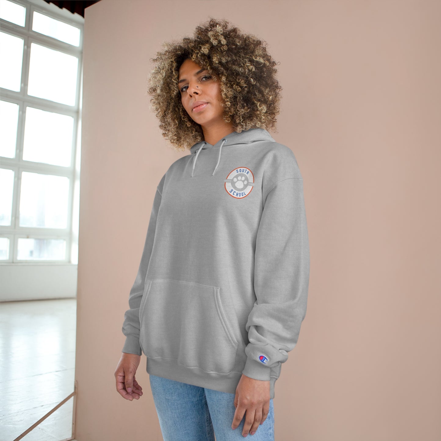 Adult Champion Hoodie, South Tiger Paw