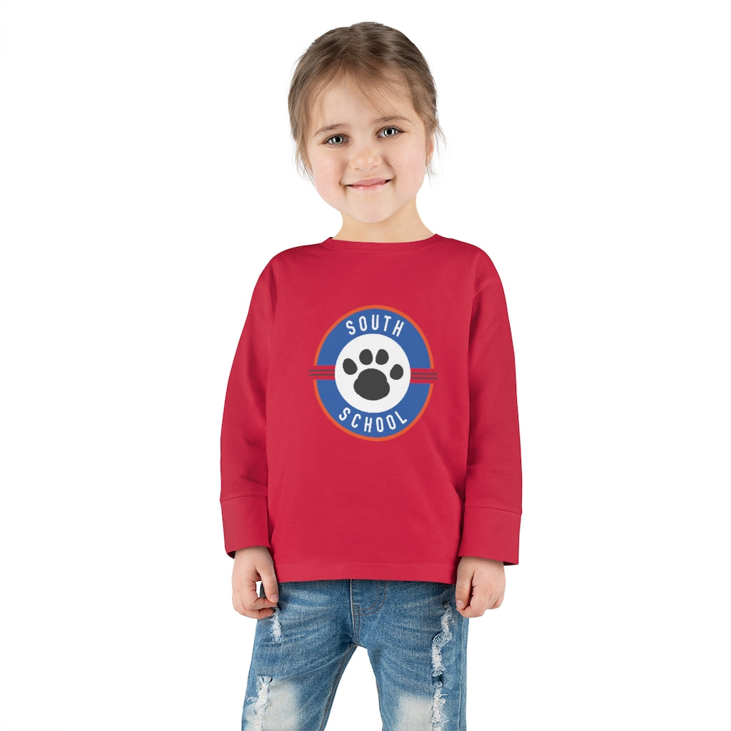 Preschool Long Sleeve Tee South Tiger Paw (Multiple Colors Available)