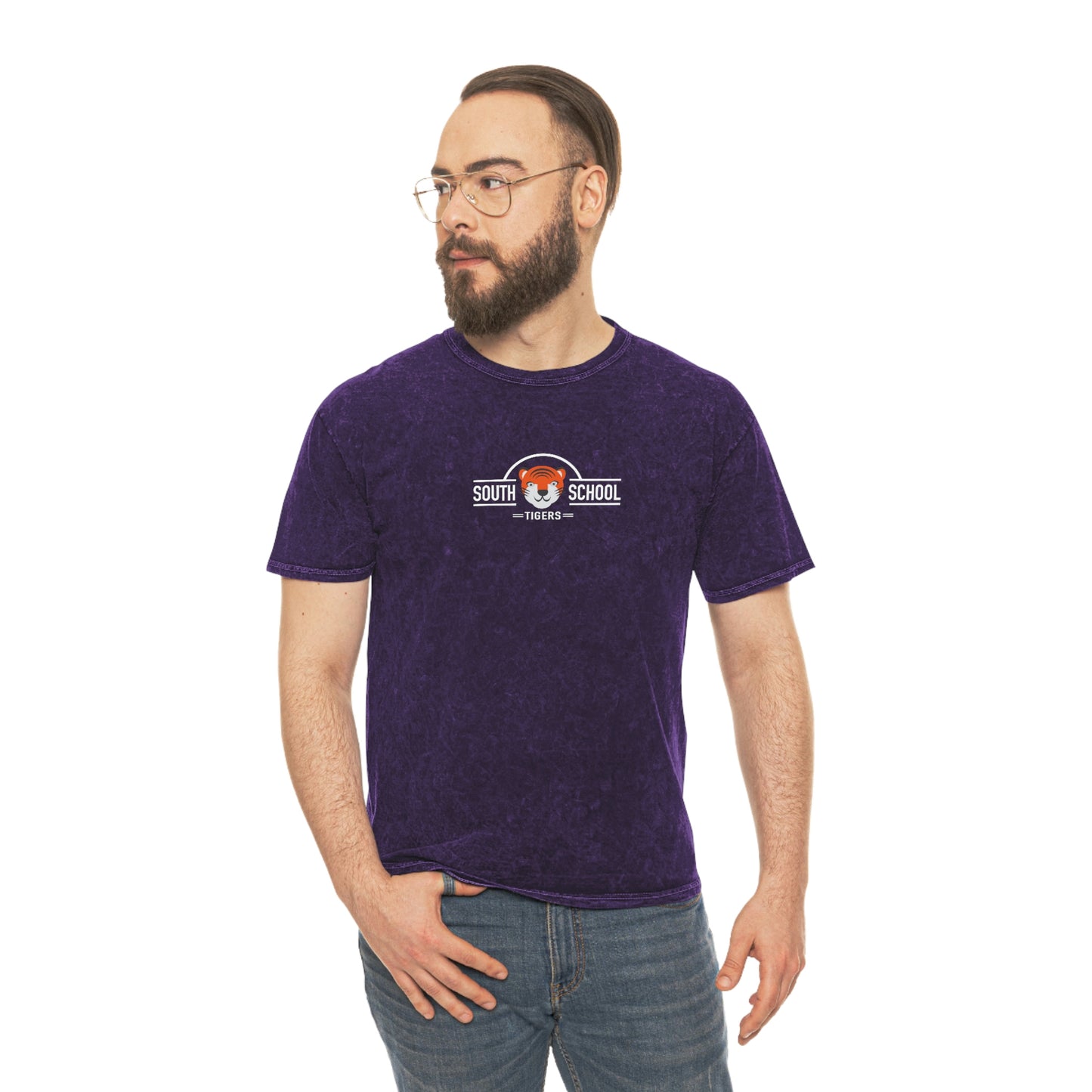 Adult Mineral Wash T-Shirt, South Tiger Classic (Multiple Colors Available)