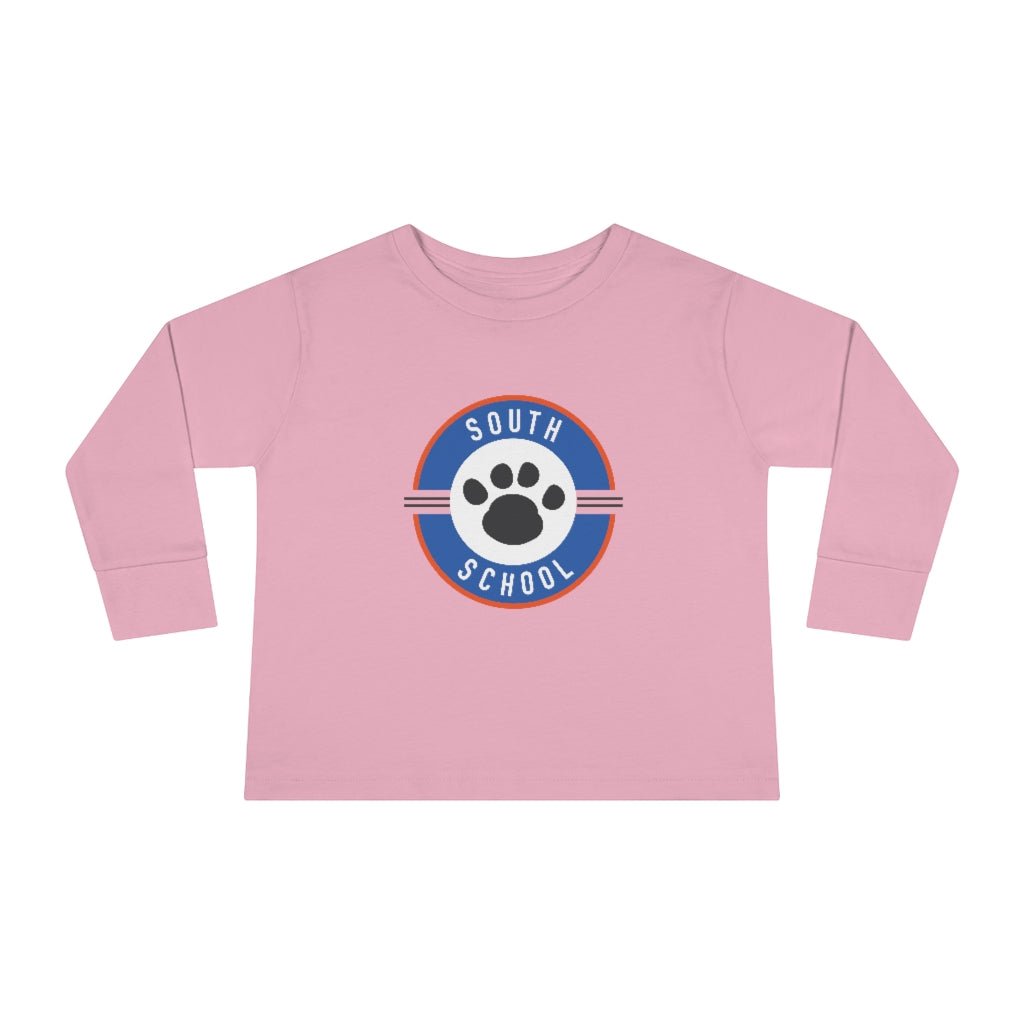 Preschool Long Sleeve Tee South Tiger Paw (Multiple Colors Available)