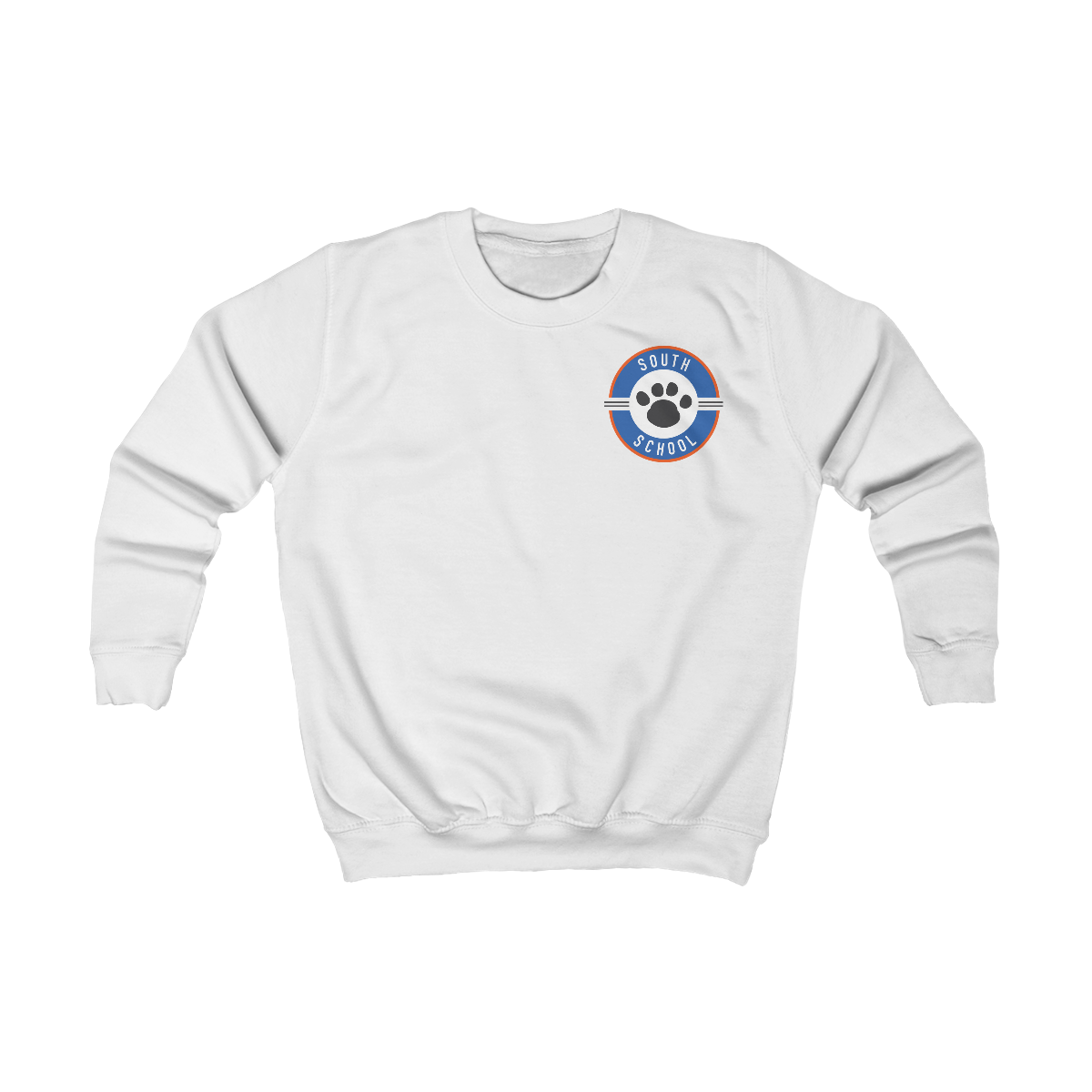 Youth Crewneck Sweatshirt, South Tiger Paw (Multiple Colors Available)