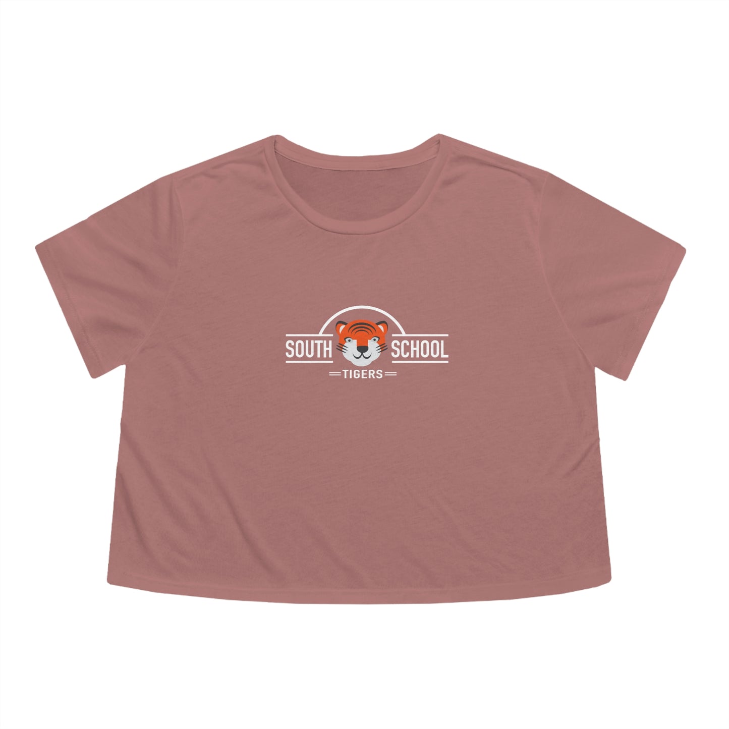 Women's Flowy Cropped Tee, South Tiger Classic (Multiple Colors Available)