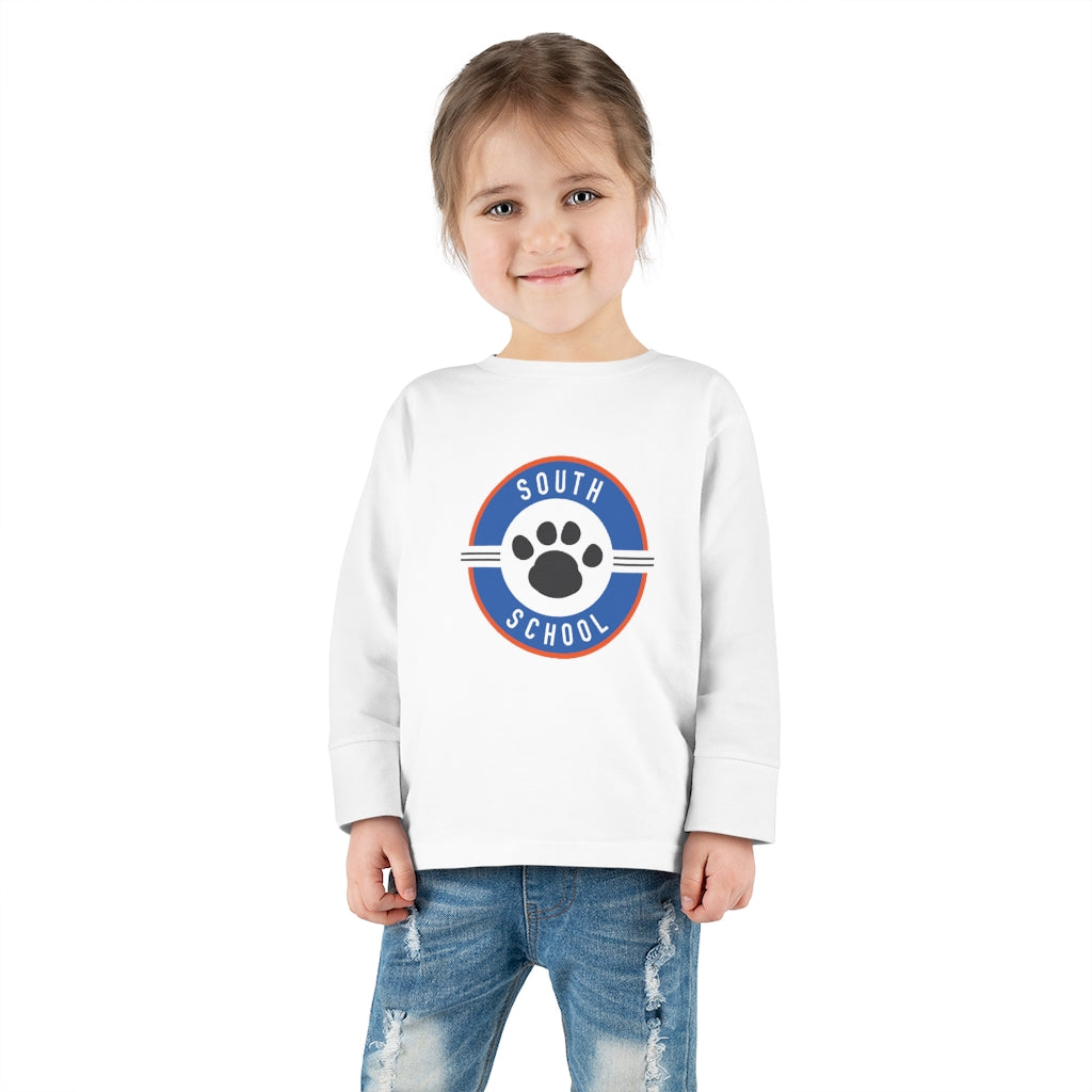 Preschool Long Sleeve Tee South Tiger Paw (Multiple Colors Available)