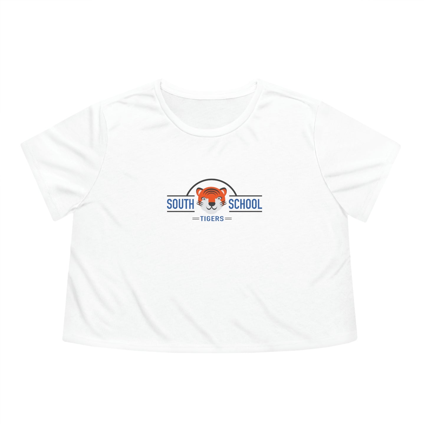 Women's Flowy Cropped Tee, South Tiger Classic (Multiple Colors Available)
