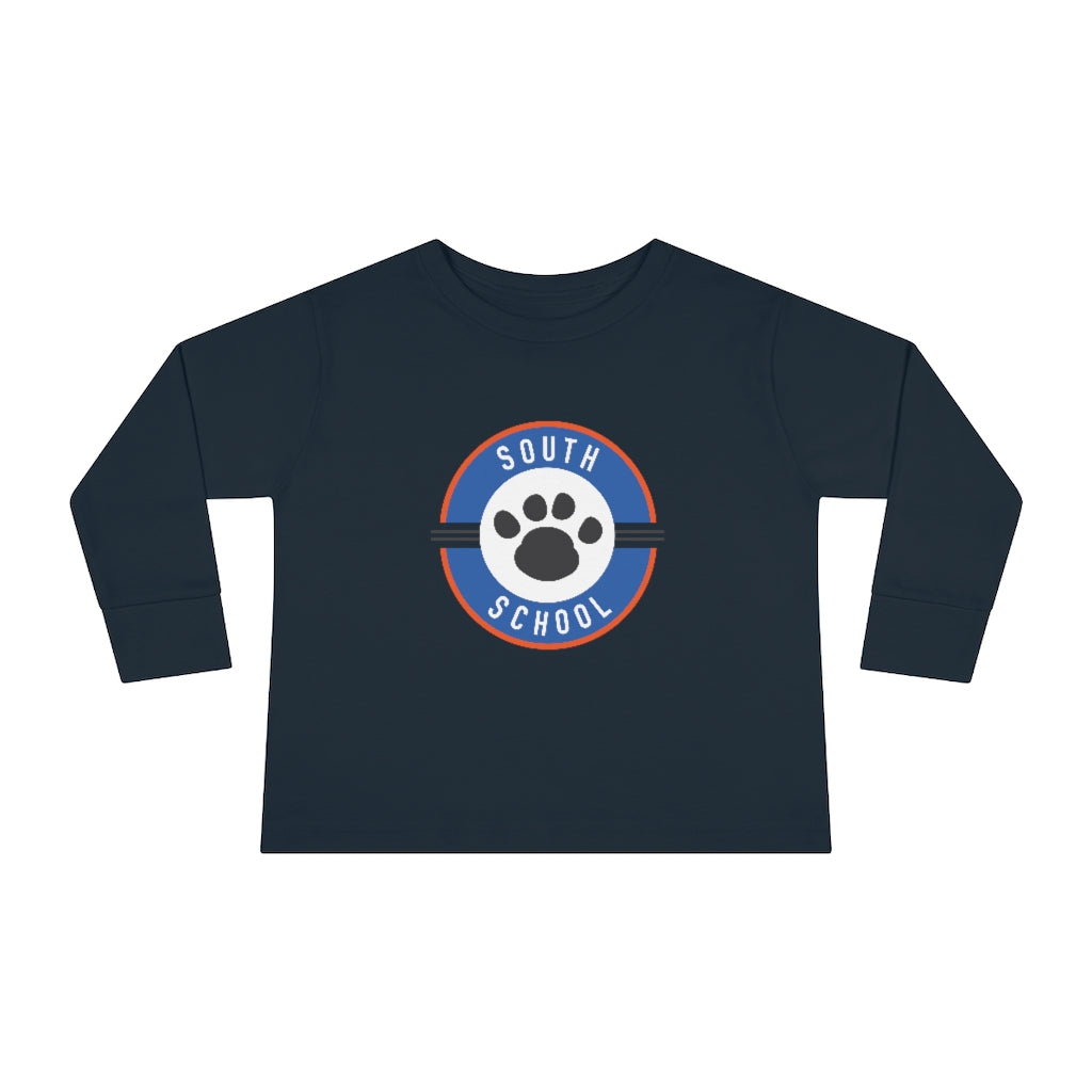 Preschool Long Sleeve Tee South Tiger Paw (Multiple Colors Available)