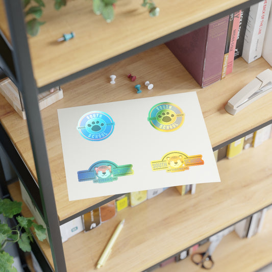 South Tiger Sticker Sheets Water-Resistant (White, holographic & transparent available)