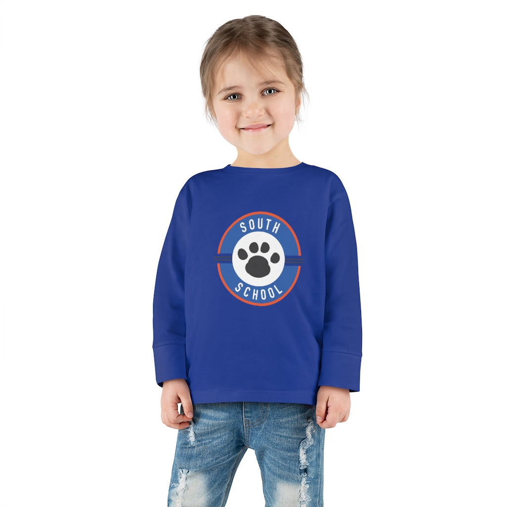 Preschool Long Sleeve Tee South Tiger Paw (Multiple Colors Available)