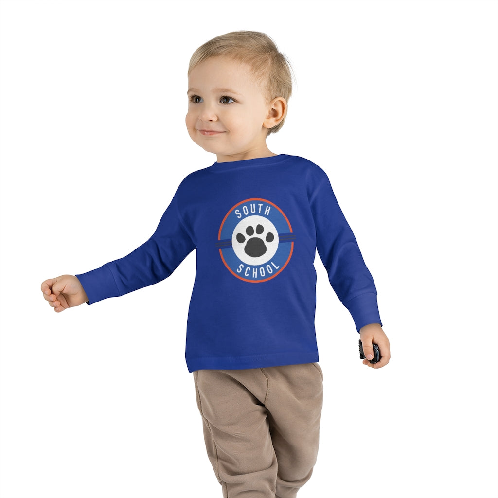 Preschool Long Sleeve Tee South Tiger Paw (Multiple Colors Available)