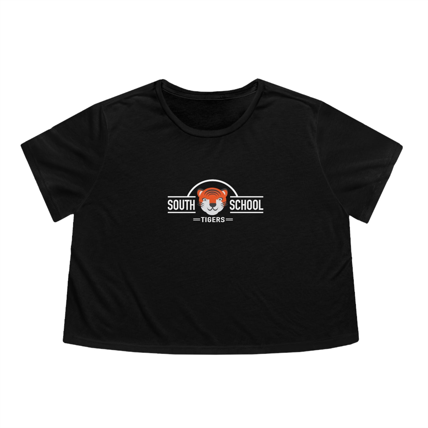 Women's Flowy Cropped Tee, South Tiger Classic (Multiple Colors Available)