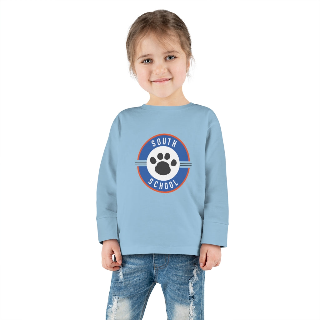 Preschool Long Sleeve Tee South Tiger Paw (Multiple Colors Available)