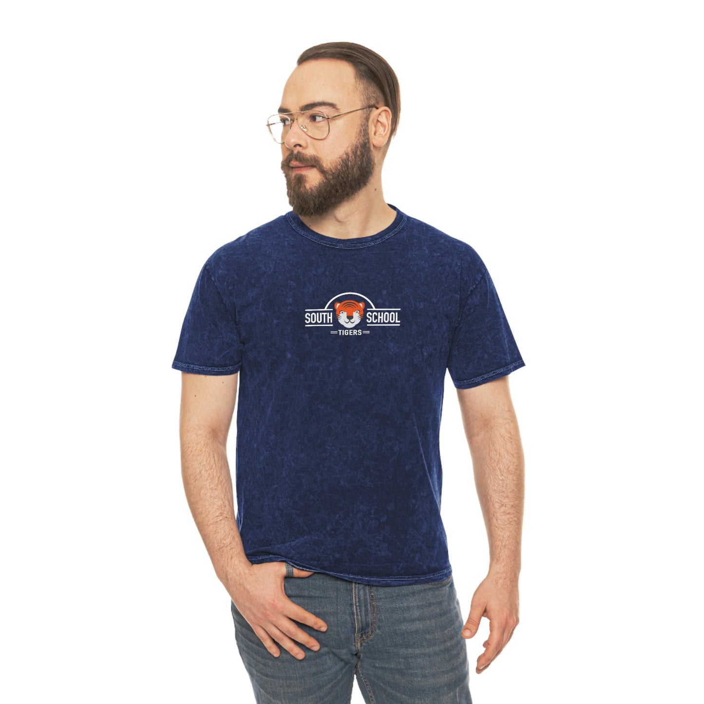 Adult Mineral Wash T-Shirt, South Tiger Classic (Multiple Colors Available)
