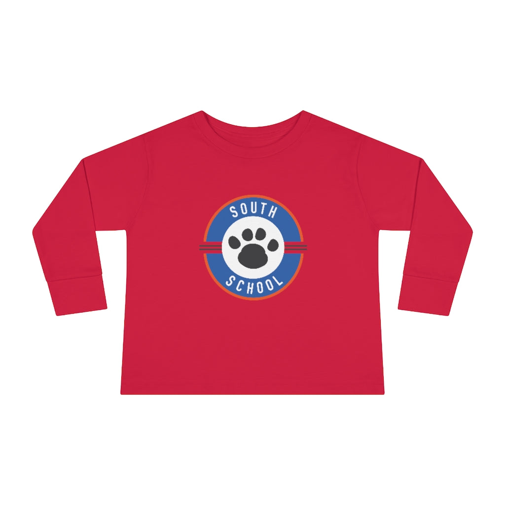Preschool Long Sleeve Tee South Tiger Paw (Multiple Colors Available)