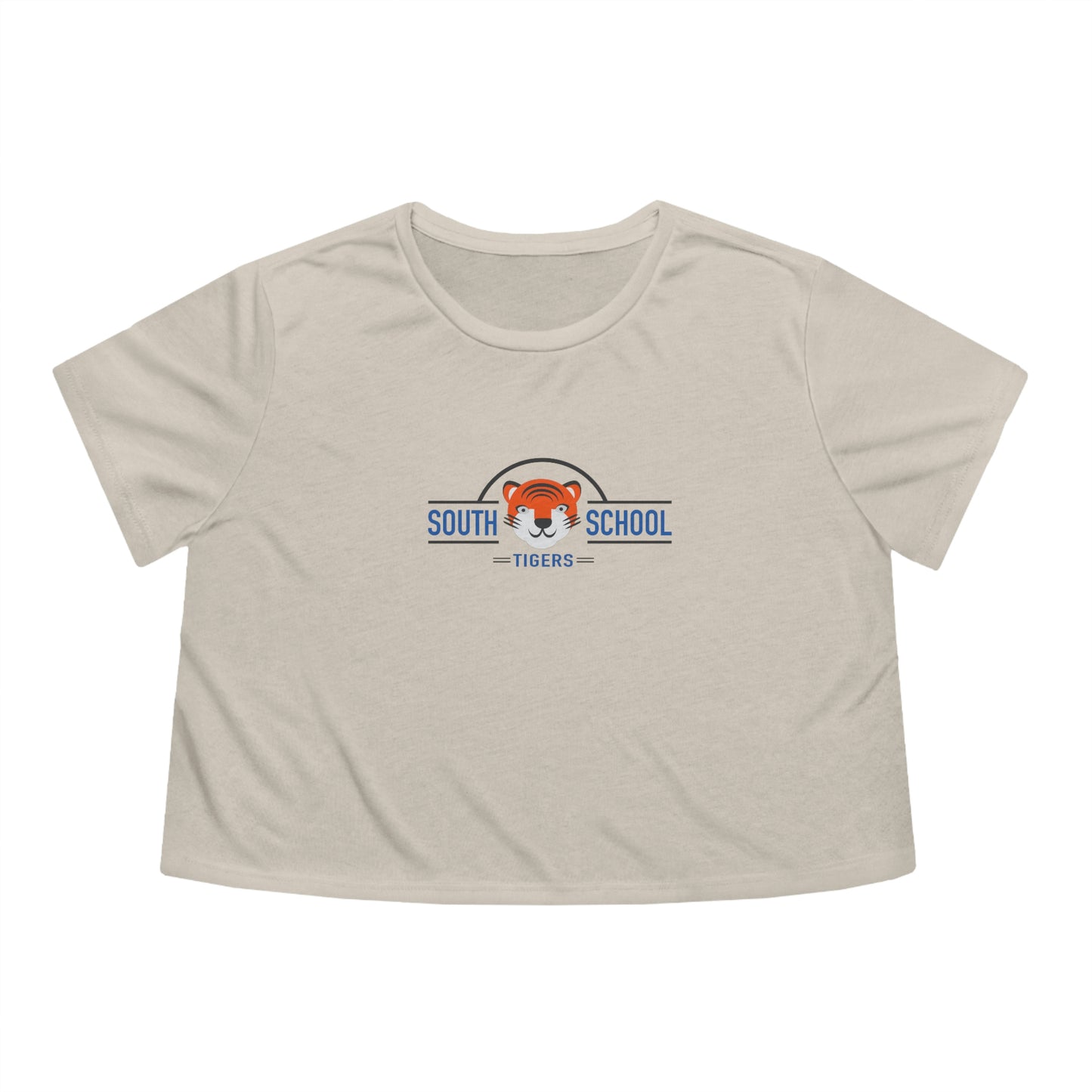 Women's Flowy Cropped Tee, South Tiger Classic (Multiple Colors Available)