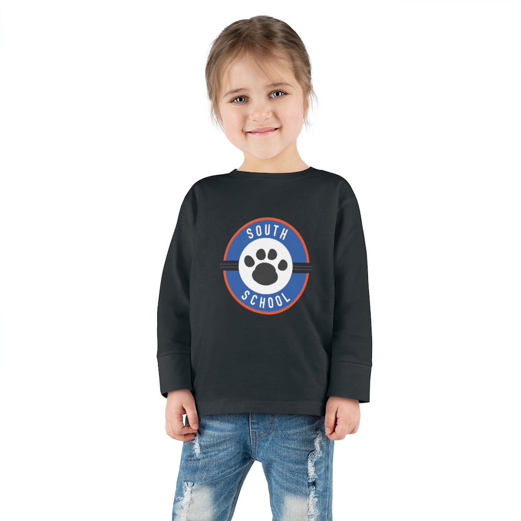 Preschool Long Sleeve Tee South Tiger Paw (Multiple Colors Available)