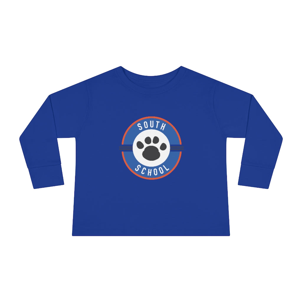 Preschool Long Sleeve Tee South Tiger Paw (Multiple Colors Available)