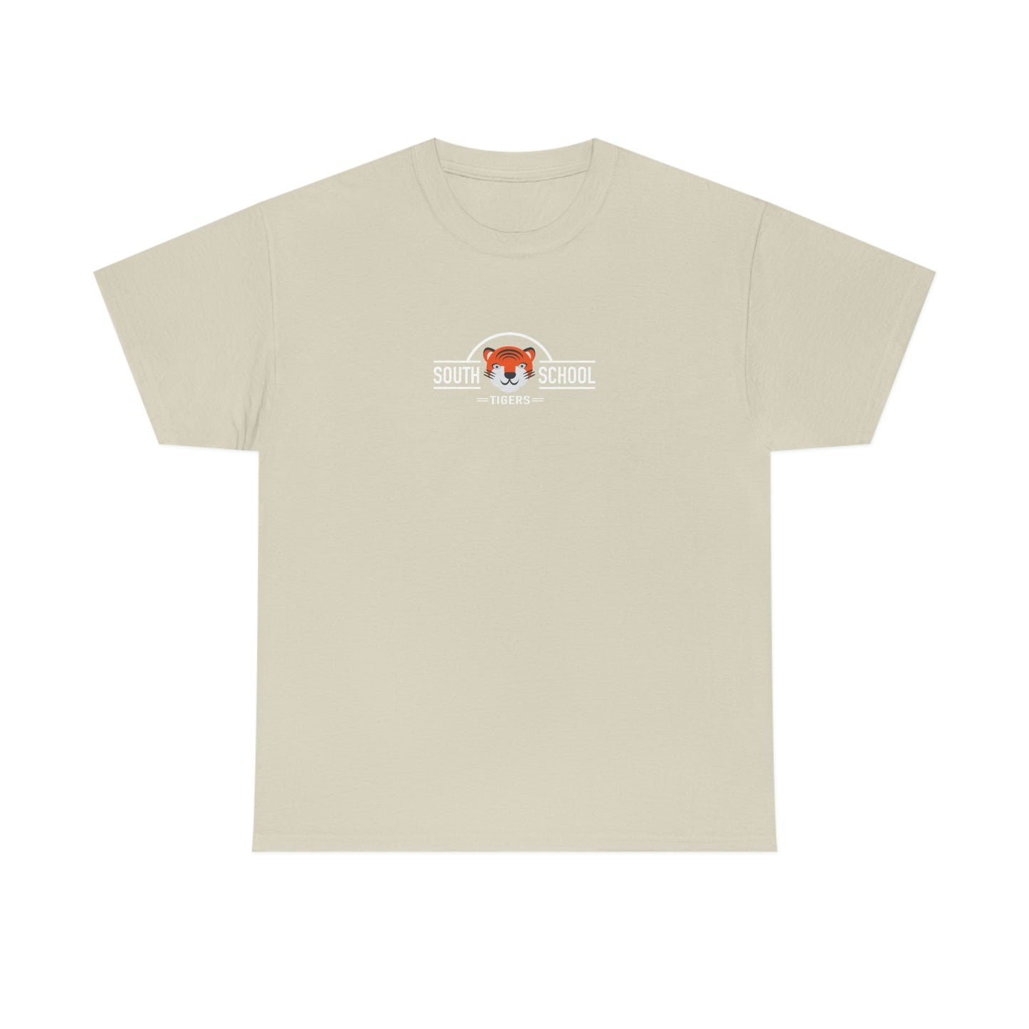 Adult Heavy Cotton Tee, South Tiger Classic (Multiple Colors Available)