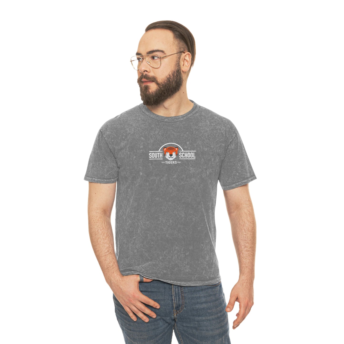 Adult Mineral Wash T-Shirt, South Tiger Classic (Multiple Colors Available)
