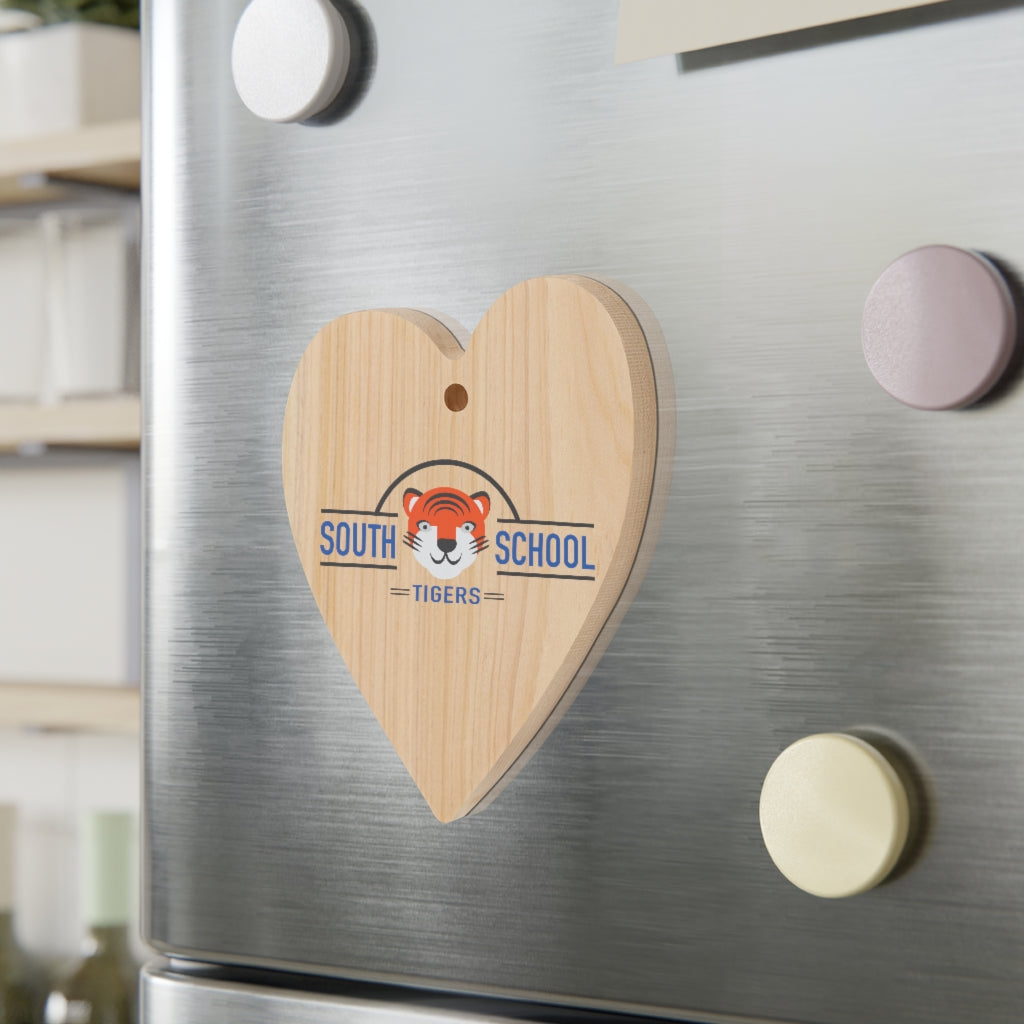 South Tiger Wooden Ornament (Heart or Star)