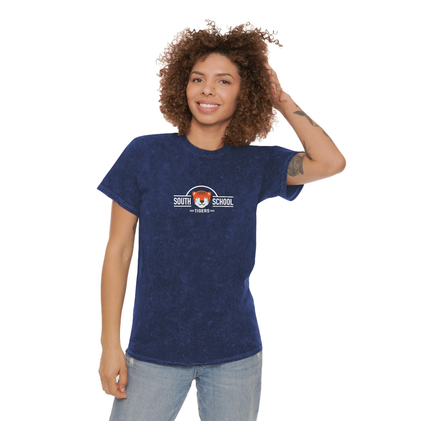Adult Mineral Wash T-Shirt, South Tiger Classic (Multiple Colors Available)