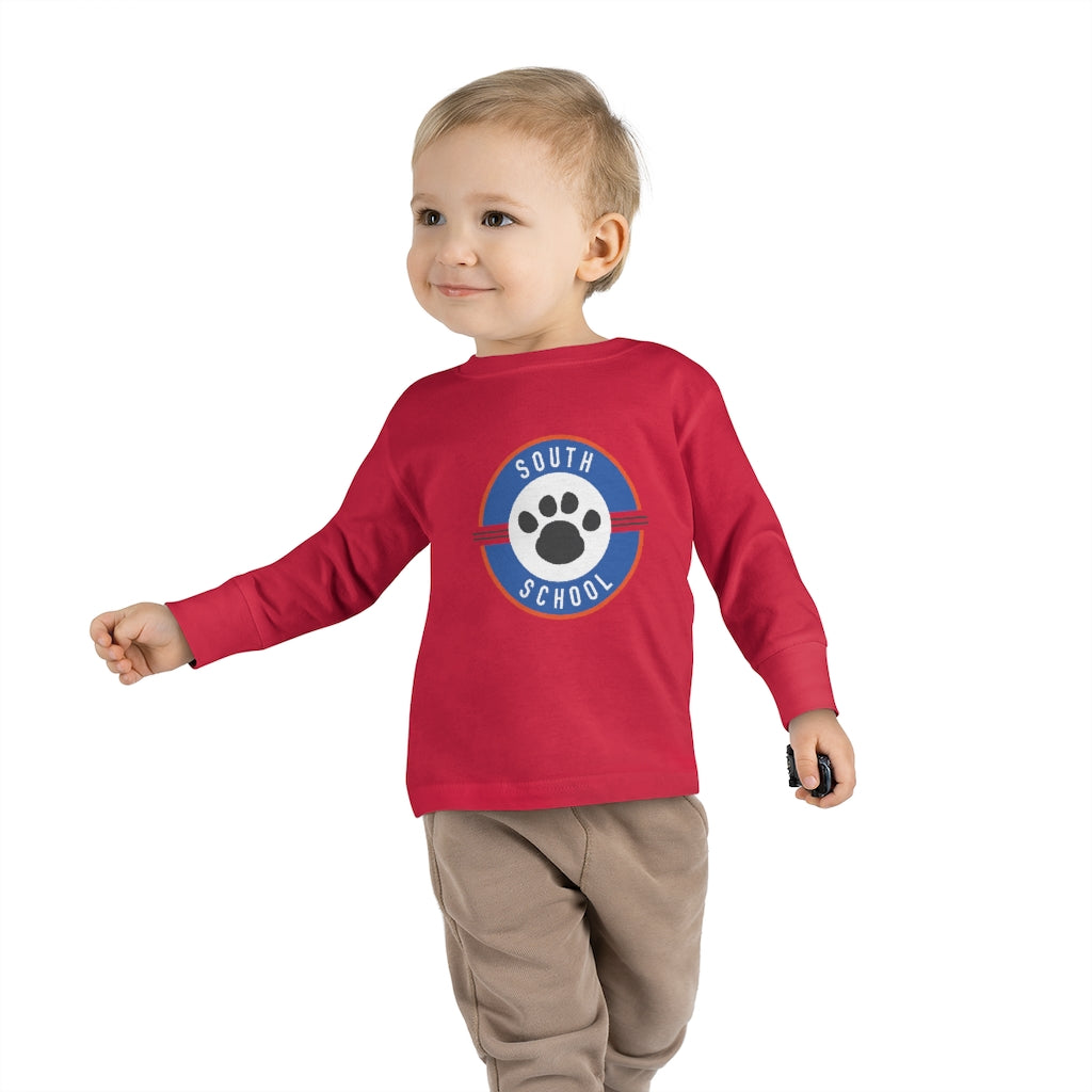 Preschool Long Sleeve Tee South Tiger Paw (Multiple Colors Available)