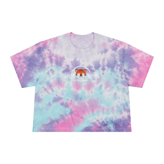 Women's Tie-Dye Crop Tee, South Tiger Classic