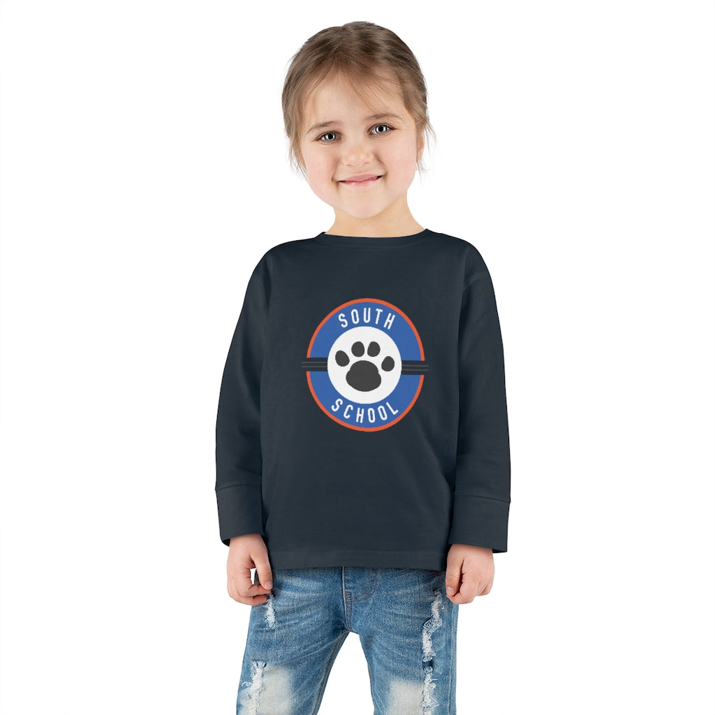 Preschool Long Sleeve Tee South Tiger Paw (Multiple Colors Available)