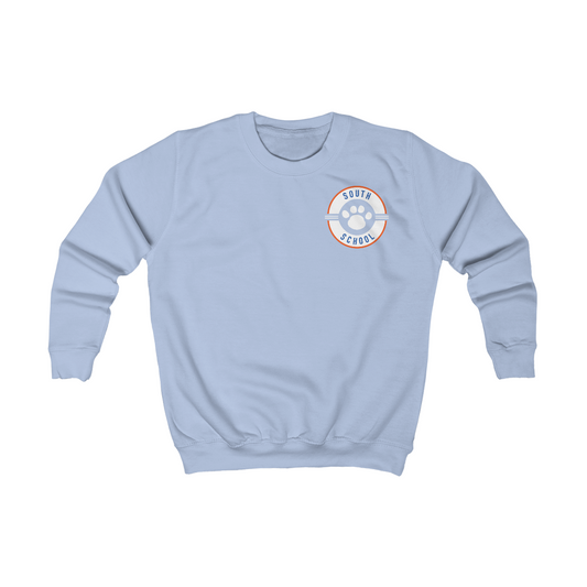 Youth Crewneck Sweatshirt, South Tiger Paw (Multiple Colors Available)