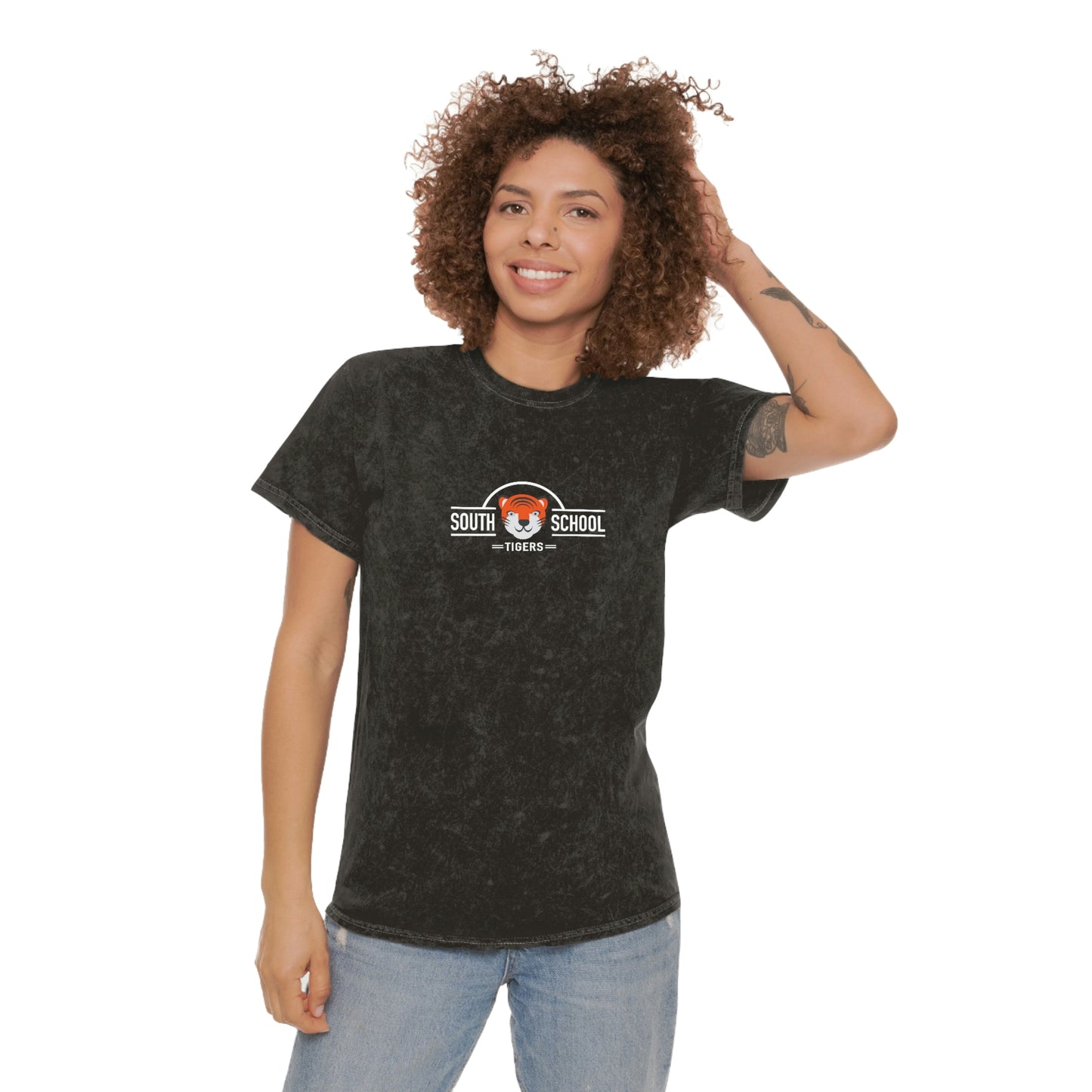 Adult Mineral Wash T-Shirt, South Tiger Classic (Multiple Colors Available)
