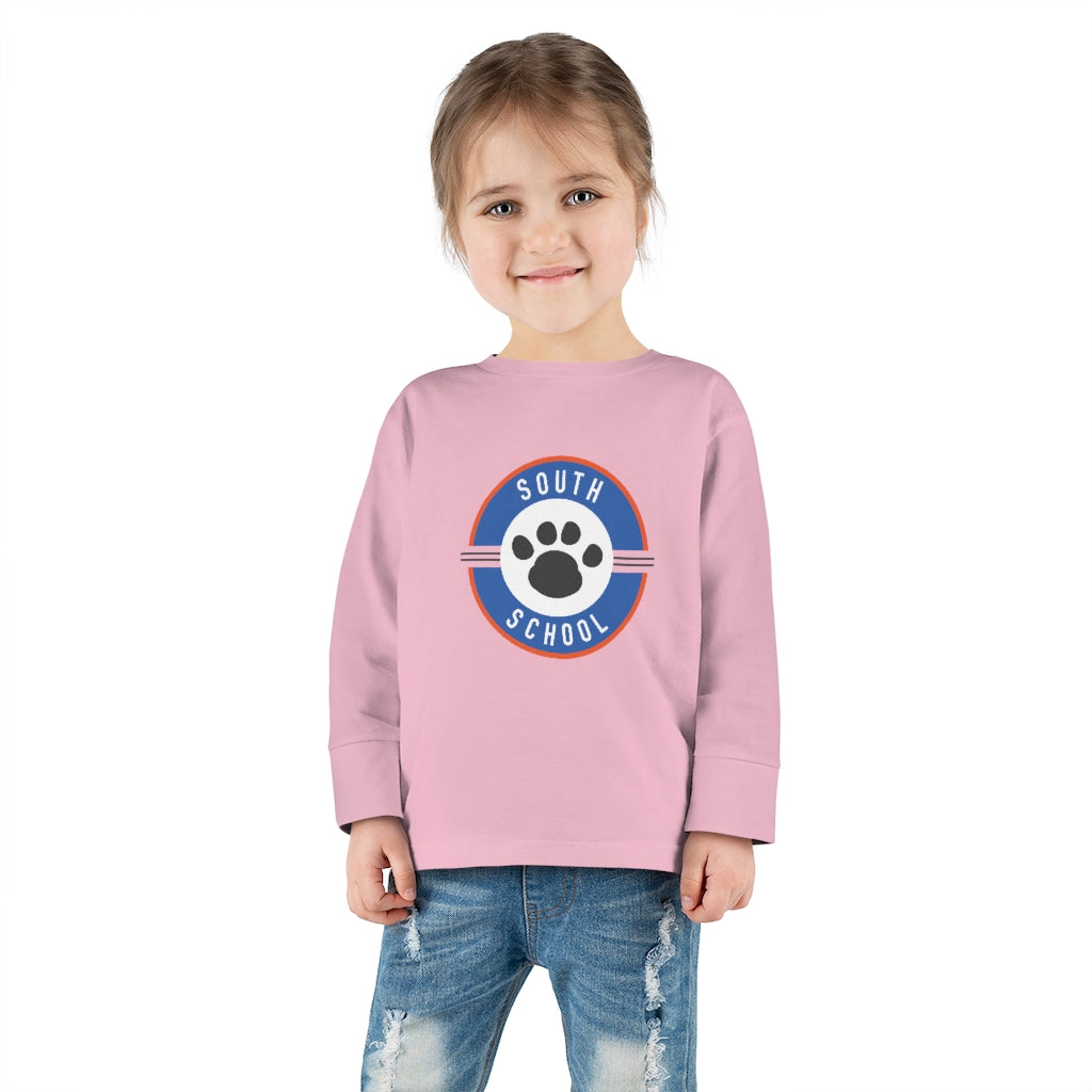 Preschool Long Sleeve Tee South Tiger Paw (Multiple Colors Available)