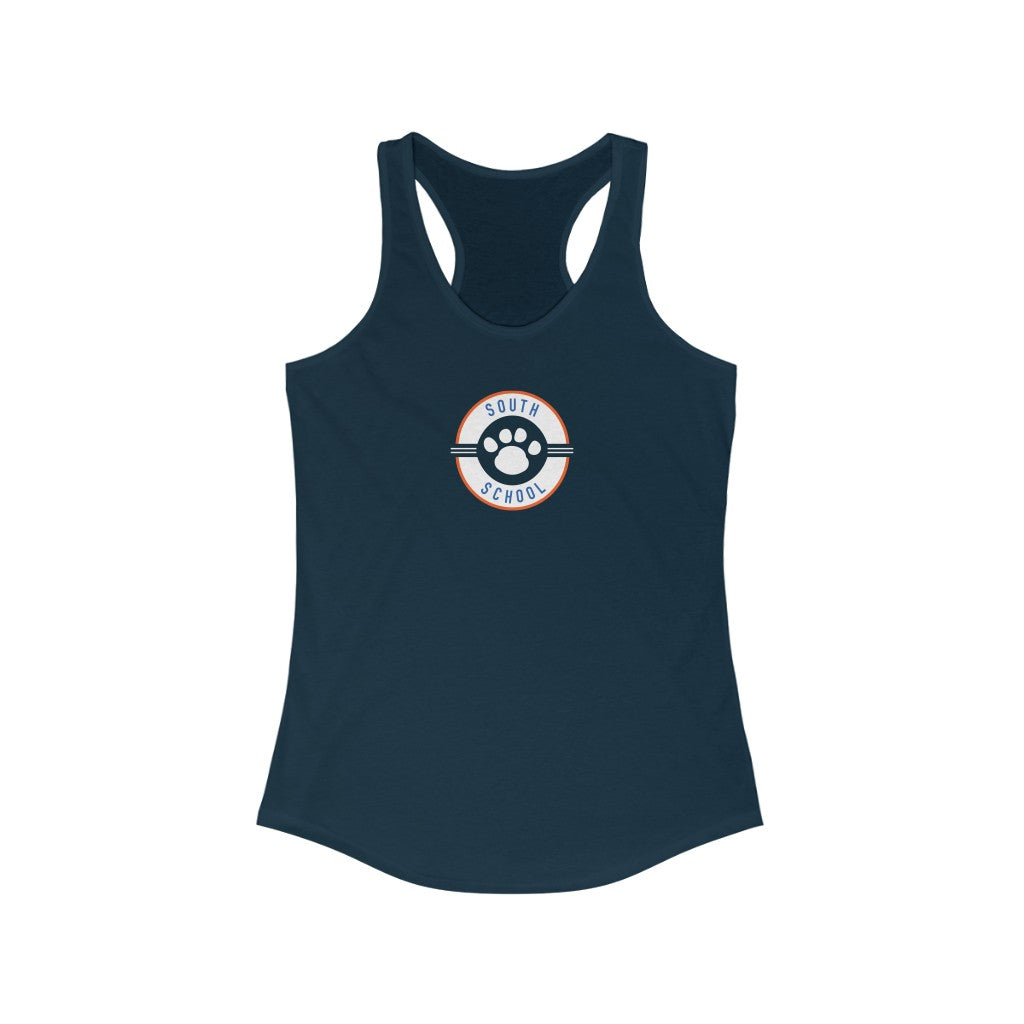 Women's Ideal Racerback Tank South School Paw (Multiple Colors Available)