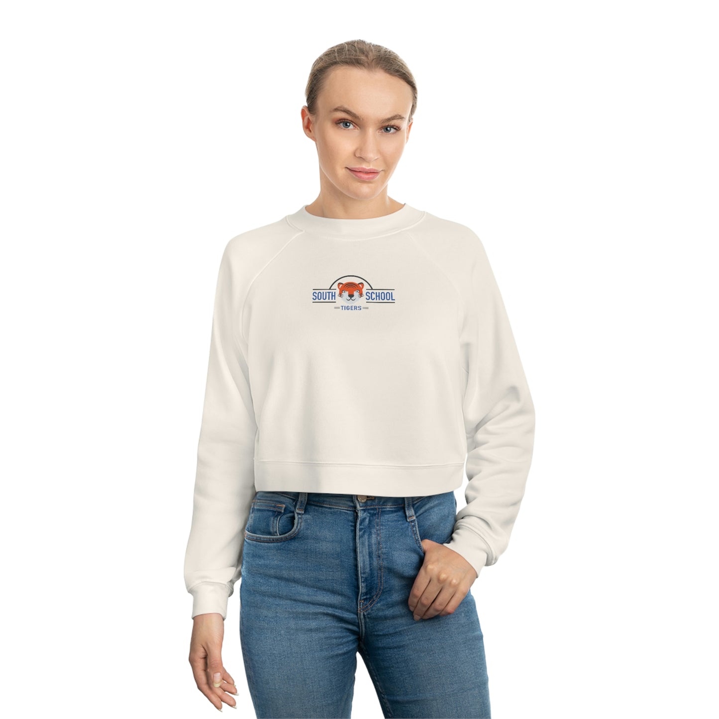 Women's Cropped Fleece Pullover, South Tiger Classic