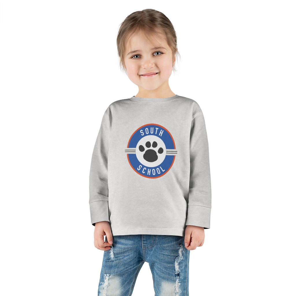 Preschool Long Sleeve Tee South Tiger Paw (Multiple Colors Available)