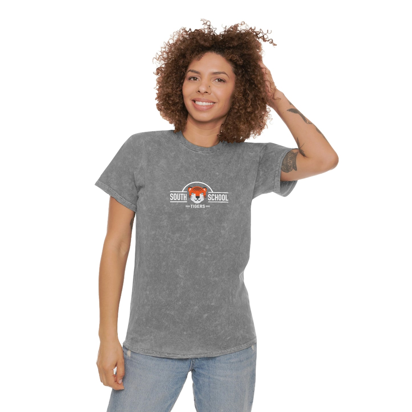 Adult Mineral Wash T-Shirt, South Tiger Classic (Multiple Colors Available)