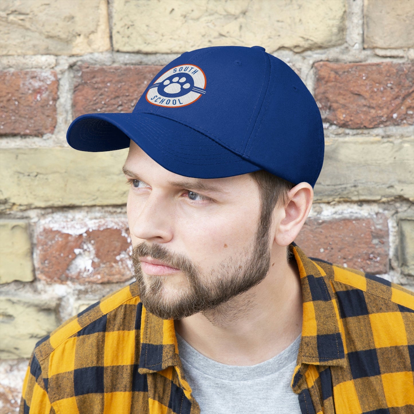 South Tiger Twill Hat, Embroidered Paw