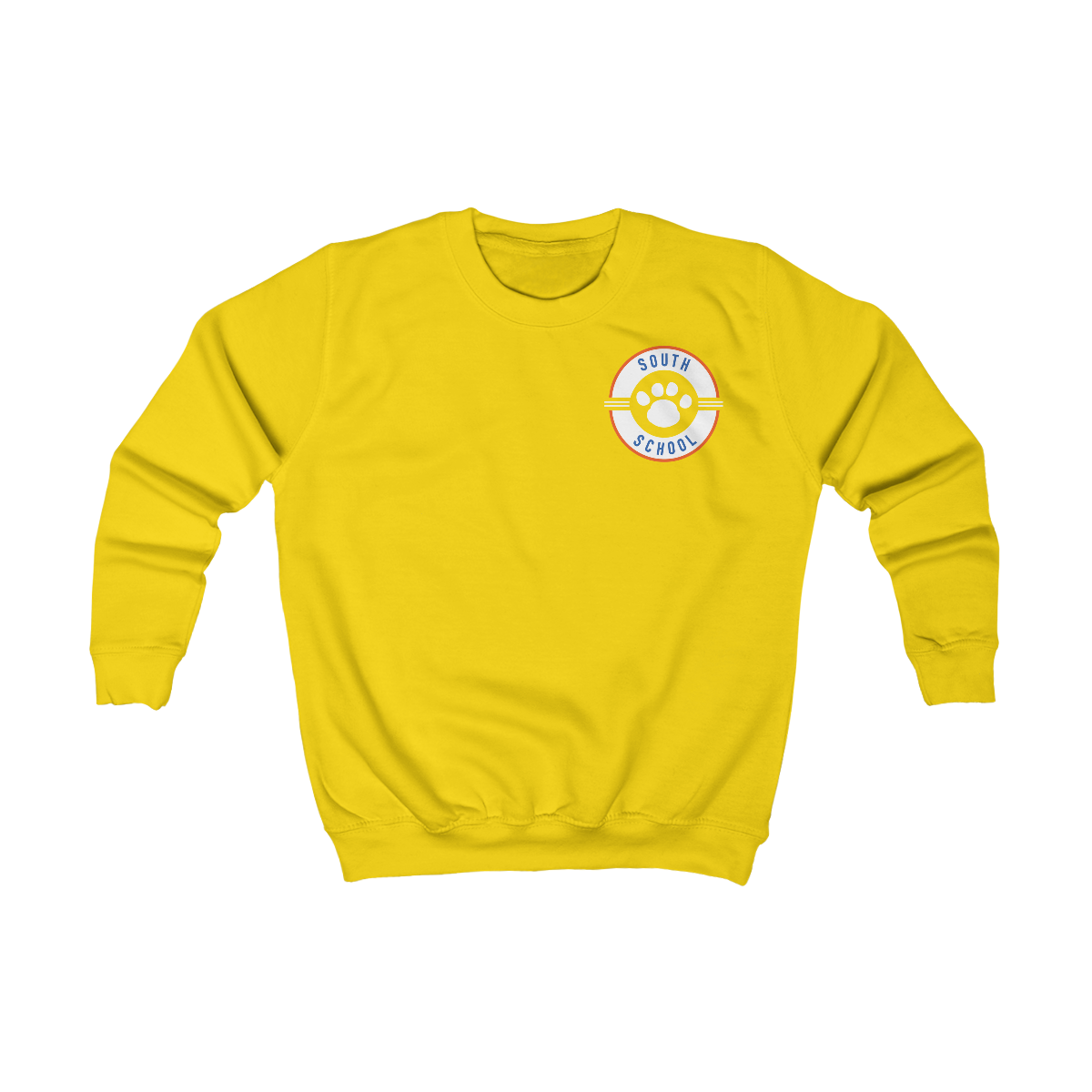 Youth Crewneck Sweatshirt, South Tiger Paw (Multiple Colors Available)