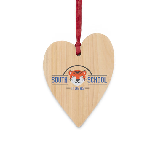 South Tiger Wooden Ornament (Heart or Star)