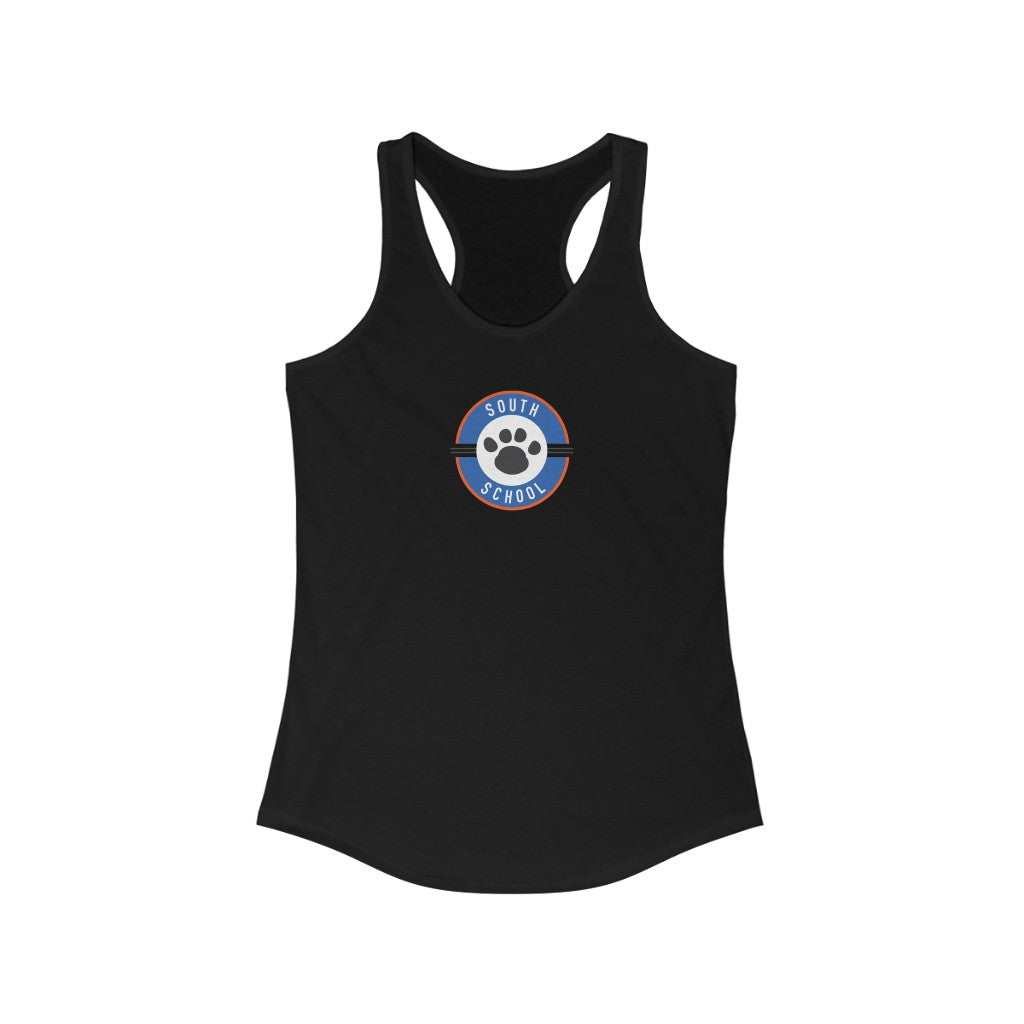 Women's Ideal Racerback Tank South School Paw (Multiple Colors Available)